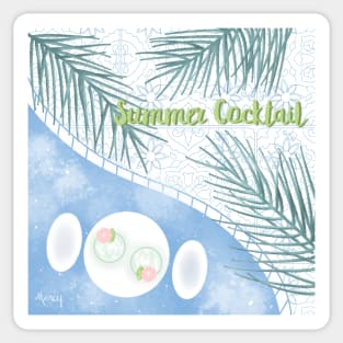 Summer Cocktail Sticker
